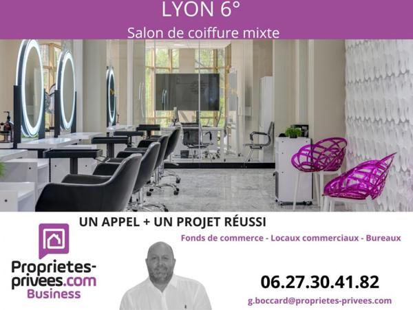 69006 LYON - SALON DE COIFFURE 4 POSTES