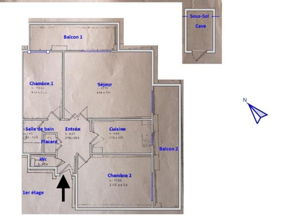 Location appartement 3 pièces 61 m² Rueil-Malmaison