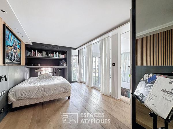 Ancien atelier d’artiste aménagé en loft familial d’exception – Wagram-Pereire