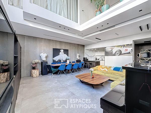 Ancien atelier d’artiste aménagé en loft familial d’exception – Wagram-Pereire