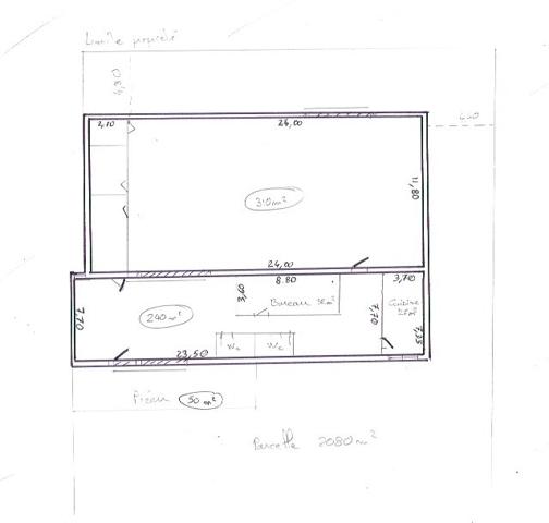 Parking à vendre 550 m² Sallertaine