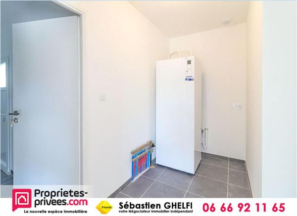 belle maison de plain-pied avec 3 chambres-cellier-garage