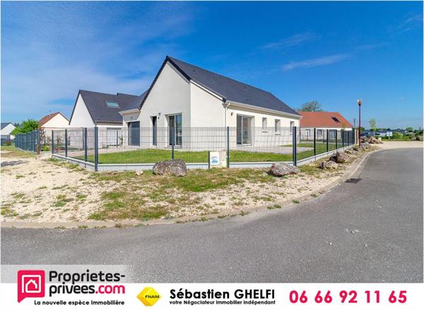 belle maison de plain-pied avec 3 chambres-cellier-garage