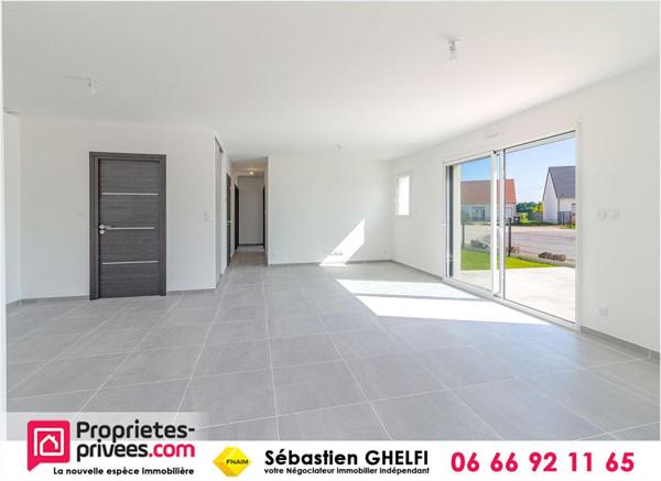belle maison de plain-pied avec 3 chambres-cellier-garage