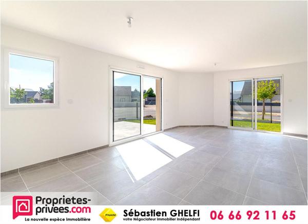 belle maison de plain-pied avec 3 chambres-cellier-garage