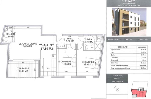 À VENDRE – T3 Neuf de 67 m² avec Terrasse – Résidence Neuve avec Garantie Décennale