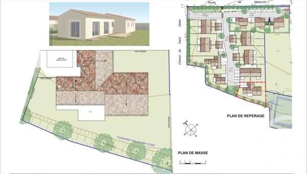 Maison à vendre  4 pièces - 103,50 m2 MAZAN - 84