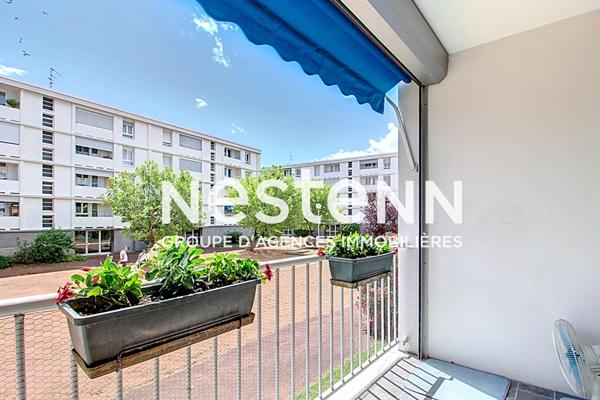 Appartement T4 - 2 chambres - 2 Balcons, Cave et Parking privé - Copropriété rénovée et clôturée - Secteur RAFOUR - 69500 BRON