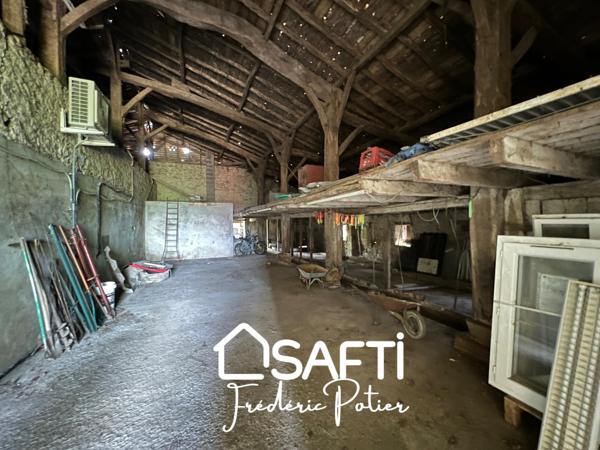 Corps de ferme avec 4 chambres et un fort potentiel