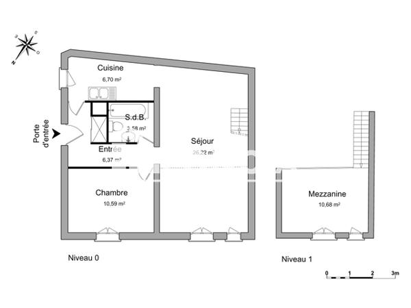 Location Appartement 3 pièces 66.14 m² - 1 RUE DU DUC RAOUL Nancy 54000