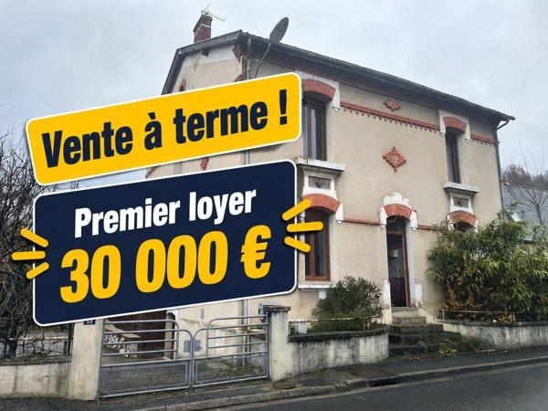 Vente à terme maison decazeville aveyron
