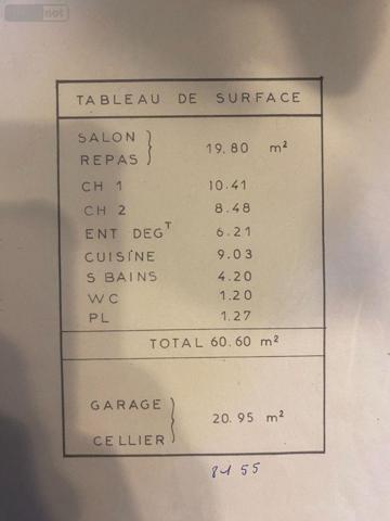 Maison à vendre à Buzançais dans l'Indre (36500), ref : 1051992