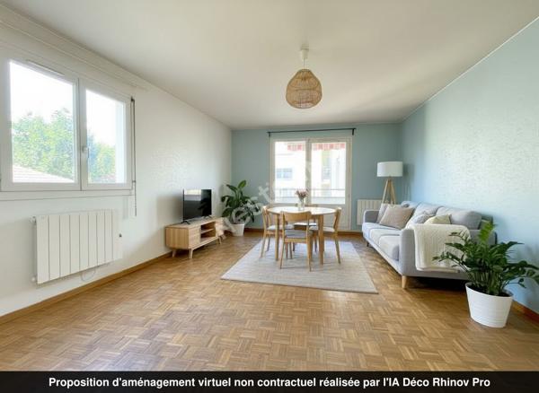 Appartement Villeurbanne T3 de 70.55m² avec Balcon