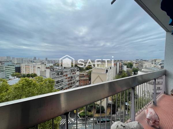 48m² 2 Pièces avec grand Balcon au Calme sans vis à vis
