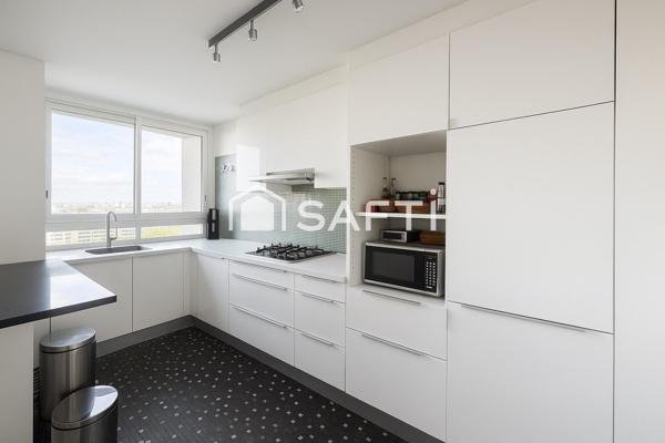 48m² 2 Pièces avec grand Balcon au Calme sans vis à vis