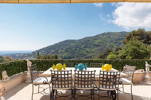 Villa vue mer, au calme absolu, proche de Monaco