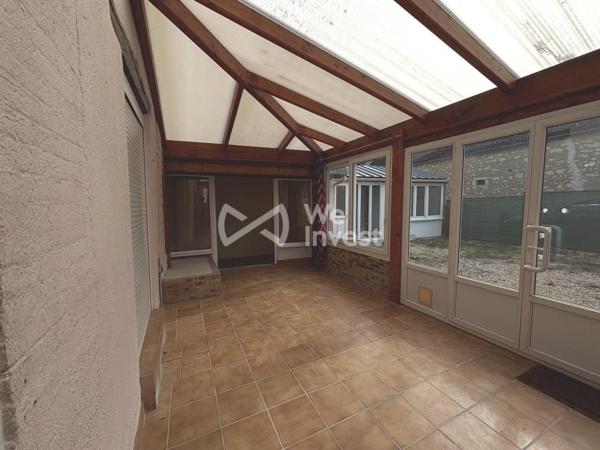 Villageoise F5 sans travaux + véranda, cave, extérieur (négo ouverte) - Proche Brienon