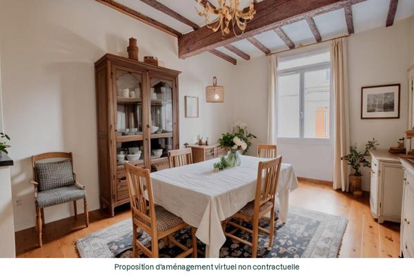 A VENDRE - Muret - Centre ville - Maison de caractère T5 de 140m² avec un garage et un patio