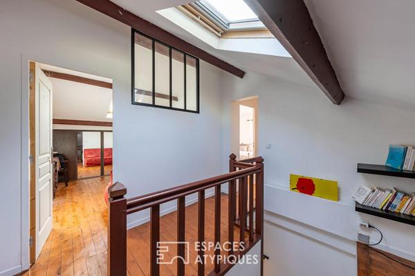 La charmante meulière avec extension et jardin paysagé