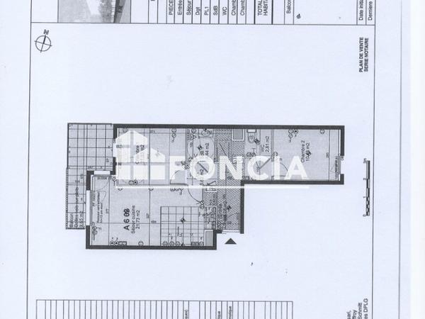 Location Appartement 3 pièces 59.76 m² - 21 A RUE DES MESSAGERIES Metz 57000