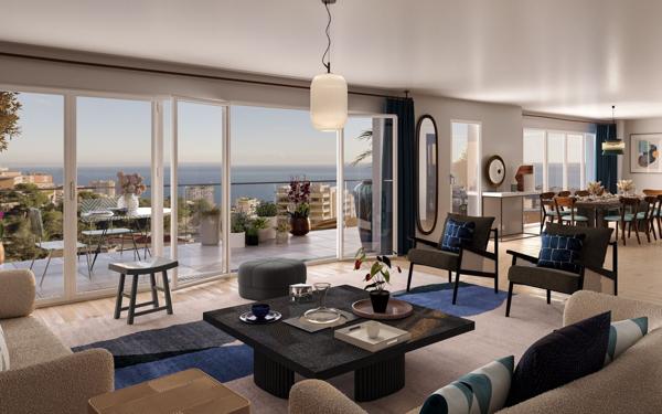 Appartement à vendre    4 pièces •  Beausoleil