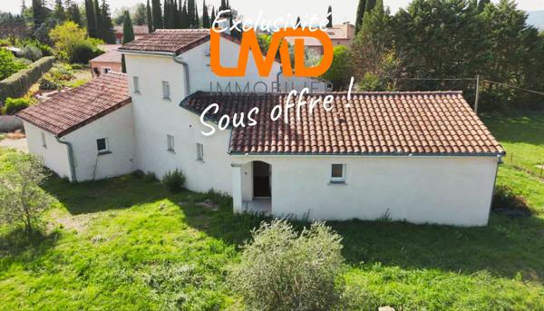 Villa 3 chambres, terrasse, jardin, garage