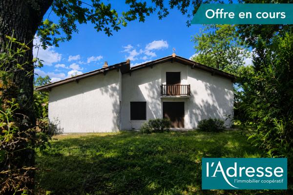 Léognan - Maison de 128m² avec travaux sur une belle parcelle de plus de 1 000m²