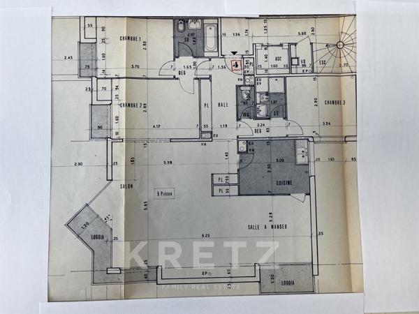 Appartement familial 5P face au Parc des Couronnes à Bécon