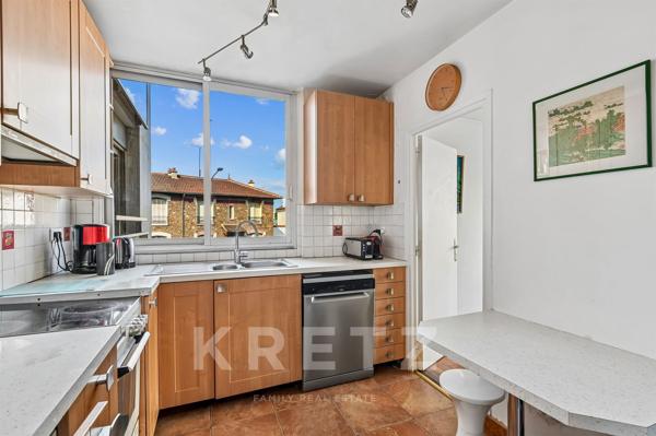 Appartement familial 5P face au Parc des Couronnes à Bécon