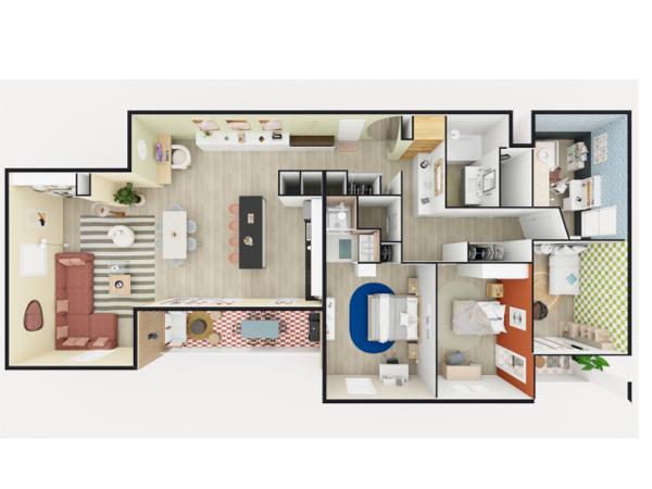 Appartement 118 m² à Marseille 13009