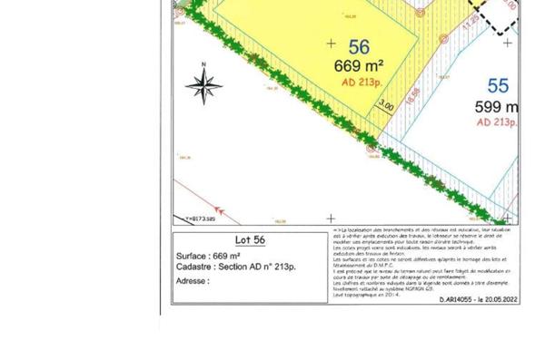 Terrain à vendre    Sarceaux