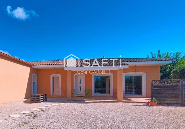 Maison 6 pièces de 138 m² avec hangar professionnel de 128 m² sur 1244 m² de parcelle