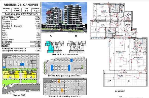 Achat appartement près de FORT DE FRANCE - 4 pièce(s) - 142 m² - 535 000 €