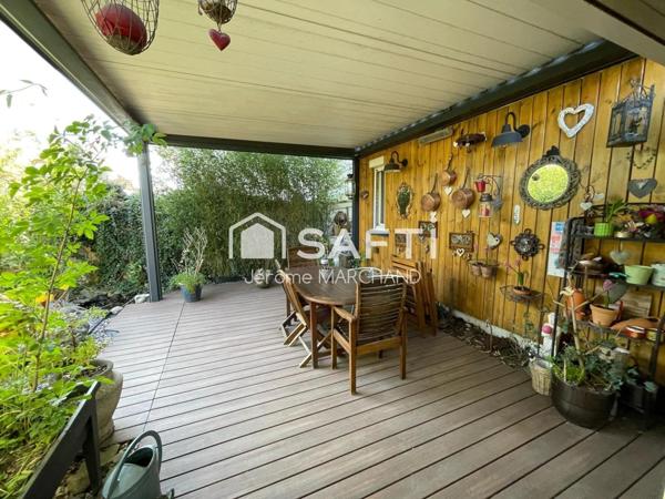 Maison de 145m²  7 pièces avec garage et jardin