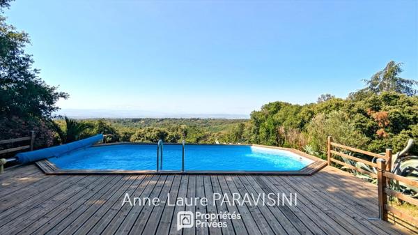 Maison, gîte indépendant et écuries sur 12 000 m² avec vue panoramique