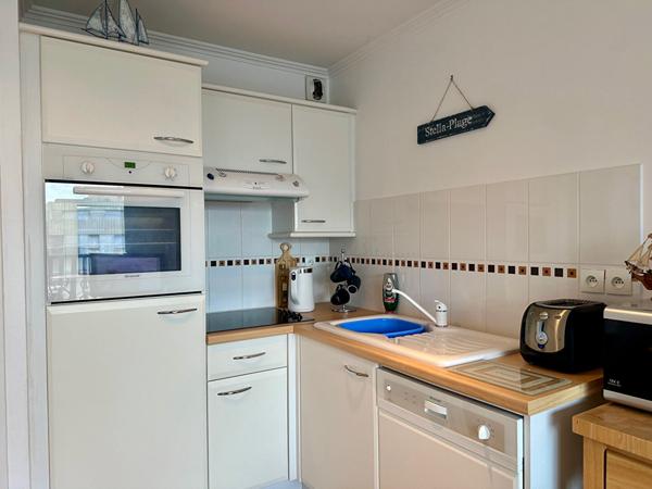 Appartement Stella 2 pièces cabine avec parking, garage et cave