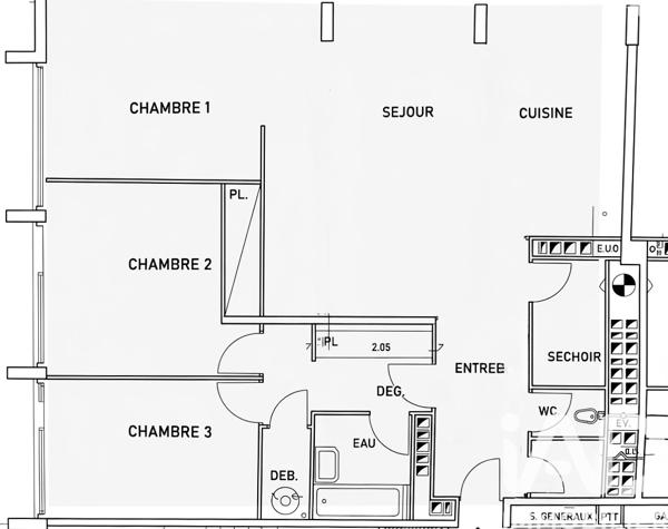 Appartement à vendre 4 pièces 78 m² Verrières-le-Buisson