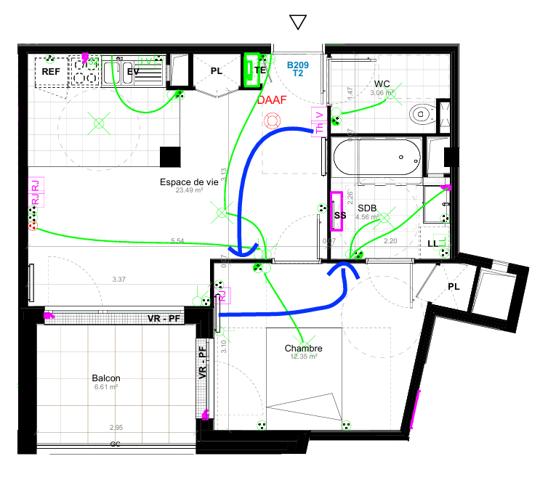 Appartement à vendre 2 pièces 43 m² Saint-Cyr-l'École