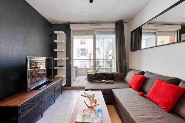 Type2 climatisé terrasse 2 parking en sous sol