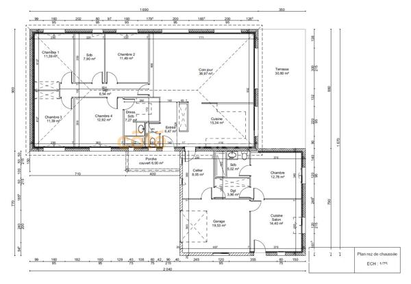 Vente
                Maison175 m² - 6 Pièces -
                    MONTAUBAN (82000)