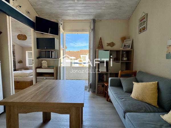 Charmant T2 avec balcon à 300 m de la mer