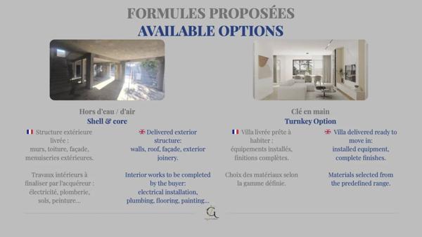 VILLA - GORBIO -133m2 - TERRAIN - PARKING - PISCINE