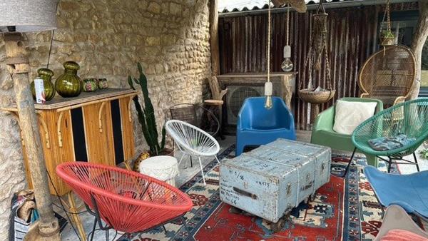 Charmante et atypique, Maison en pierre apparentes