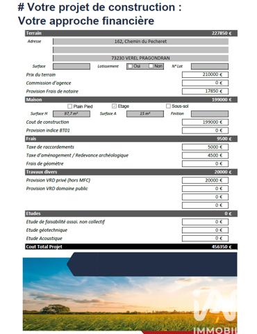 Terrain à vendre 657 m² Verel-Pragondran