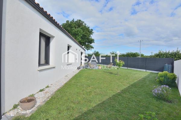 Plain-pied récent 3 chambres + bureau – Parfait état –