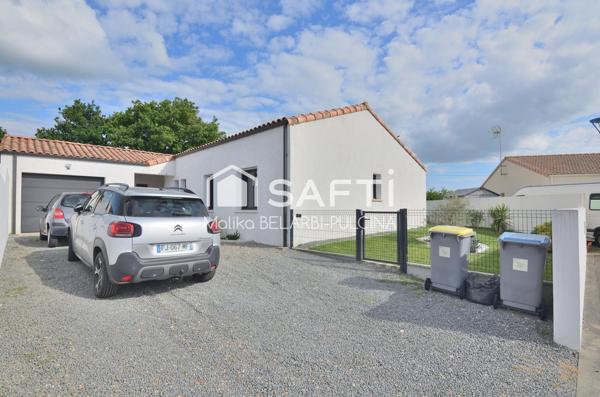 Plain-pied récent 3 chambres + bureau – Parfait état –