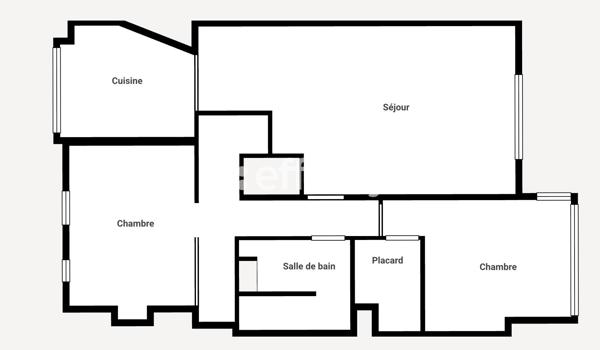 Appartement
         3 pièces
        - 75 m² Bien prestige 409 000 € *