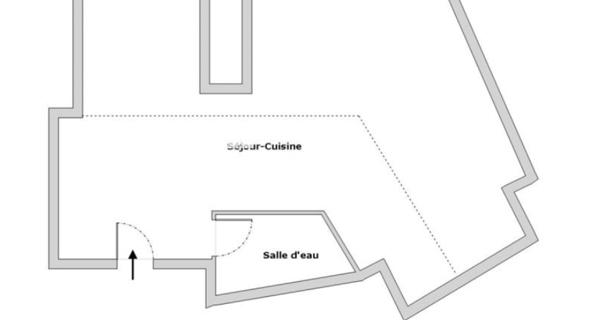 À vendre Studio 30 m² - Lyon 69007