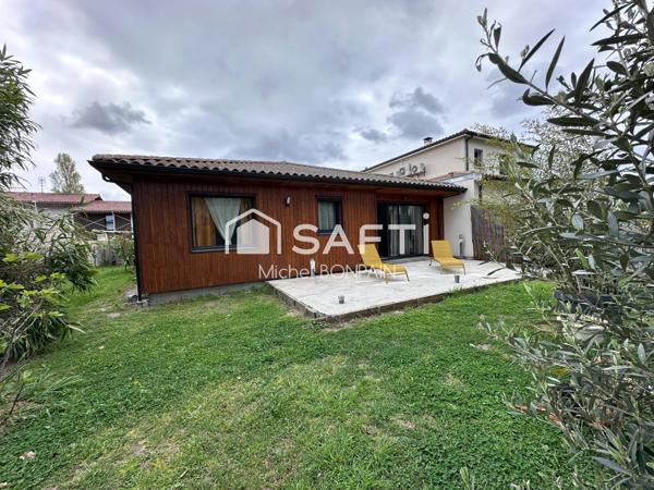 Maison de plain-pied de 2019 de 96 m² au calme avec 3 chambres, dressing et garage