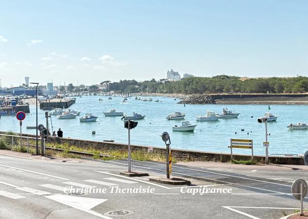 Maison à vendre 8 pièces VUE MER et PORT, Garage, à 5OO m. de la plage de Boisvinet SAINT GILLES CROIX DE VIE (85)